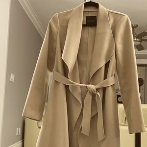 🇬🇧 light beige NEW LOOK front or back tie coat with pockets